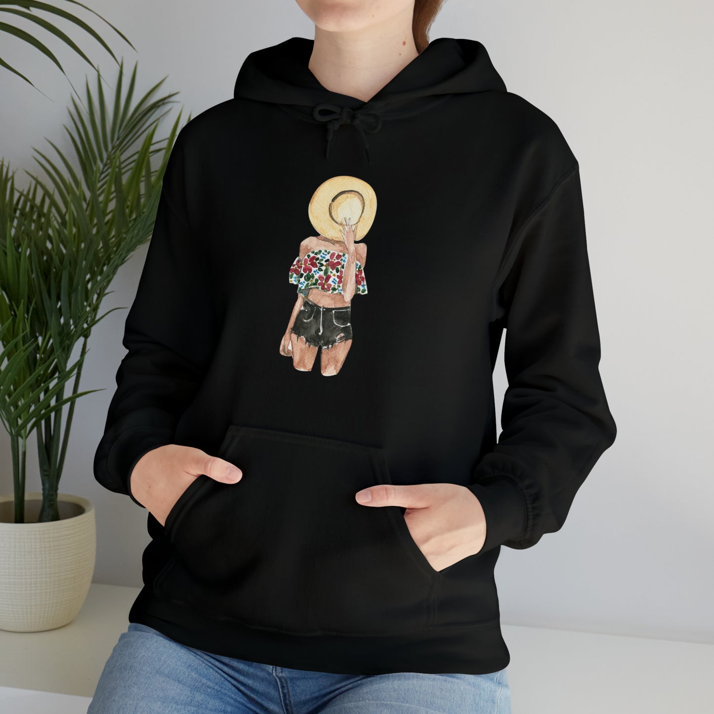 Beautiful girl Unisex Heavy Blend™ Hooded Sweatshirt