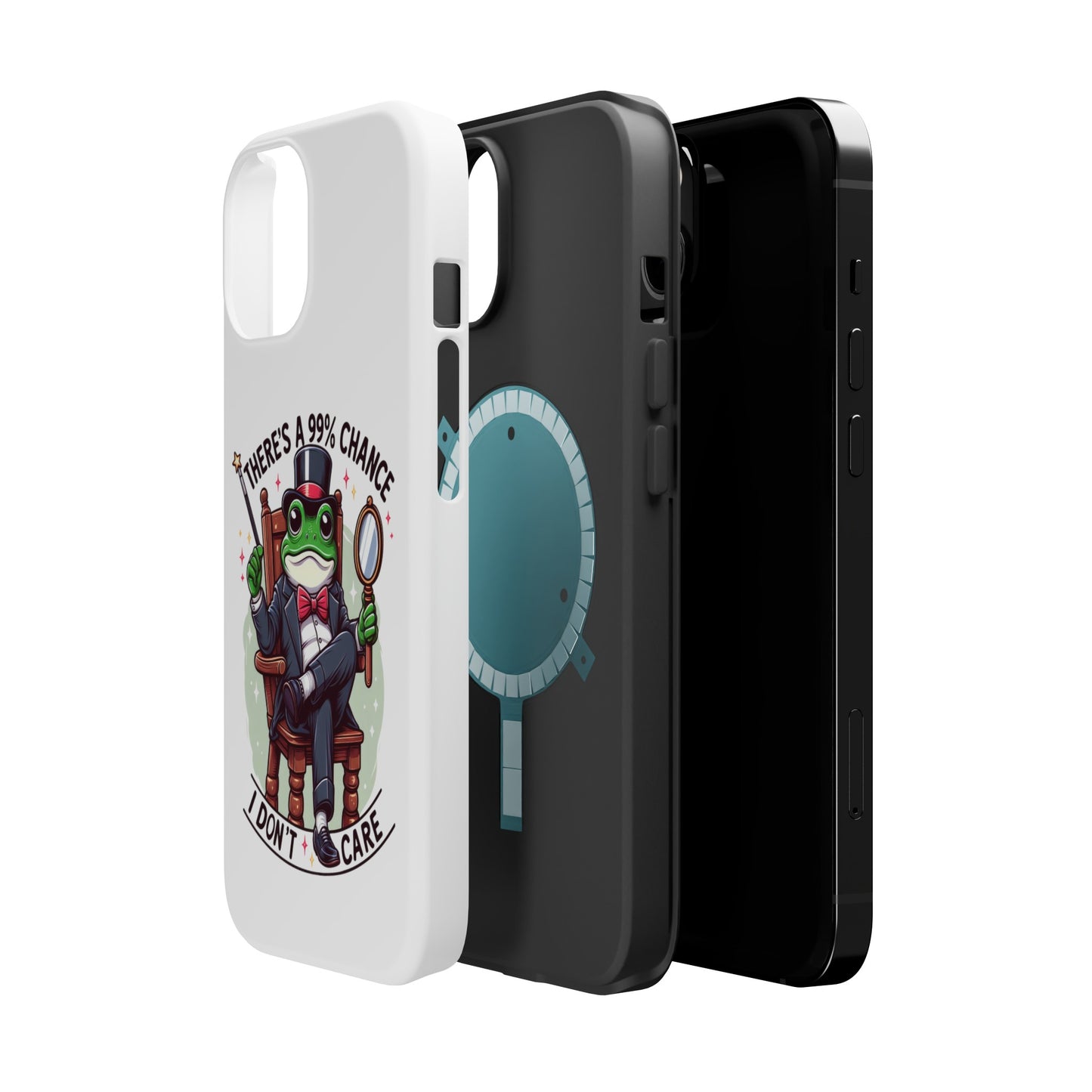 There is 99% Chance I don't Care Durable Magnetic Tough Cases for Iphone 14- Iphone 15 Pro Max