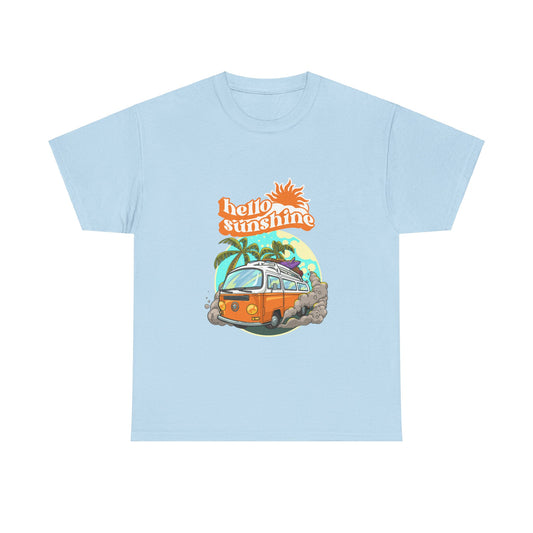 Beach Ready Unisex Heavy Cotton Tee Hello Sunshine