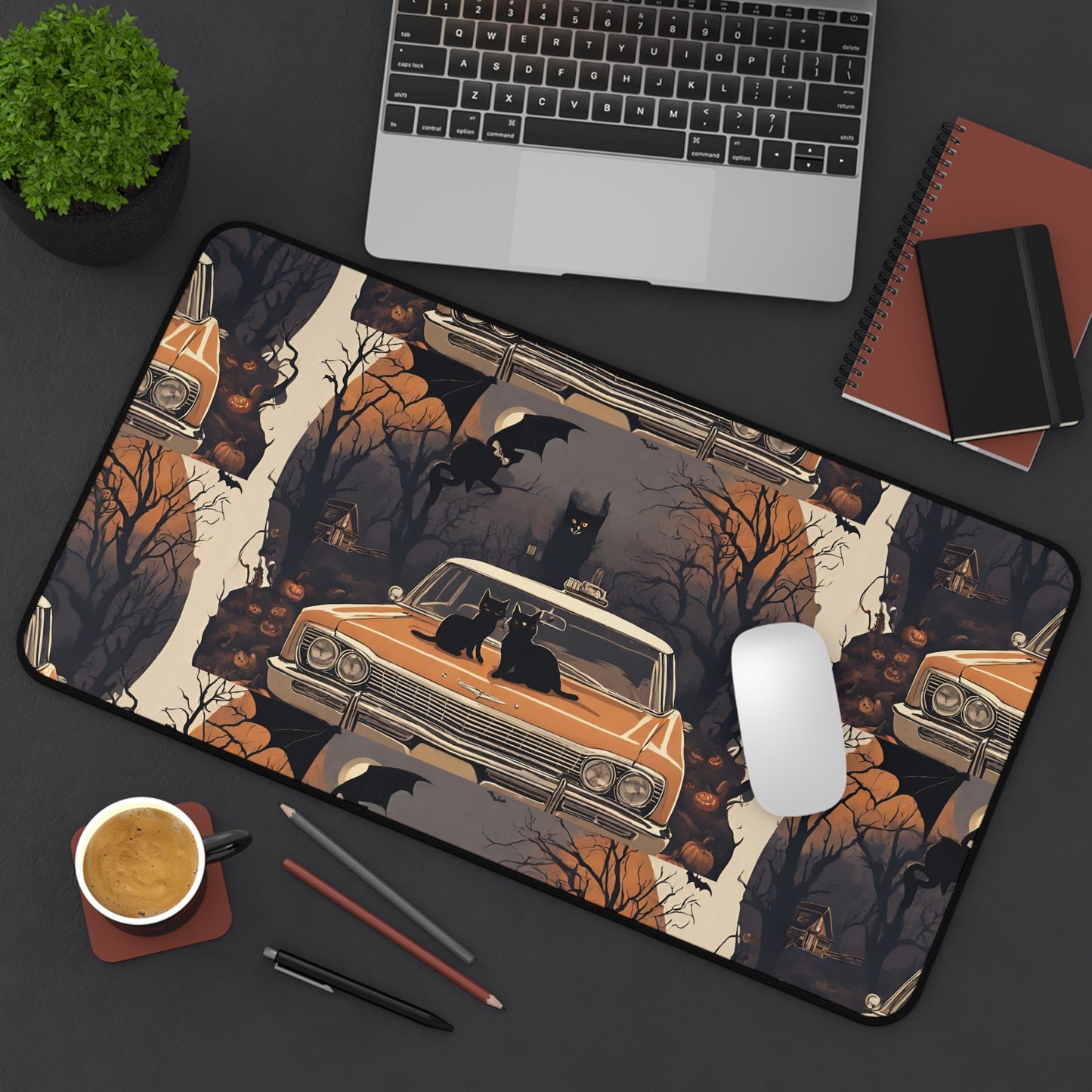 Halloween Mouse Keyboard Desk Mat