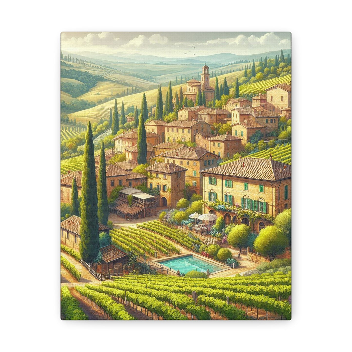 Tuscany Views Canvas: Capture the Beauty of Italy (Unique Wall Art)