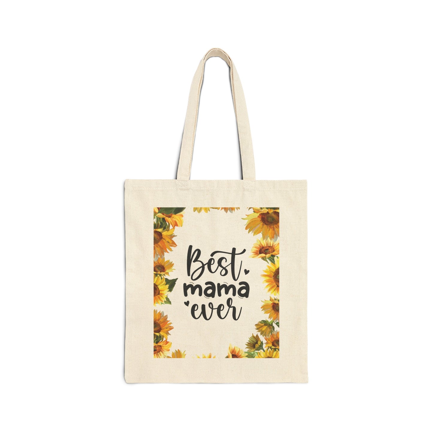 Best Mom Ever Cotton Canvas Tote Bag - The Perfect Mother's Day Gift