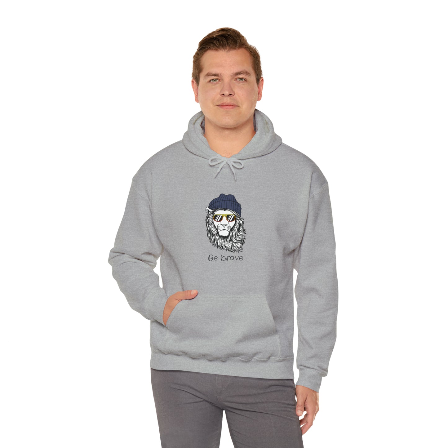 Be Brave Unisex Heavy Blend™ Hooded Sweatshirt