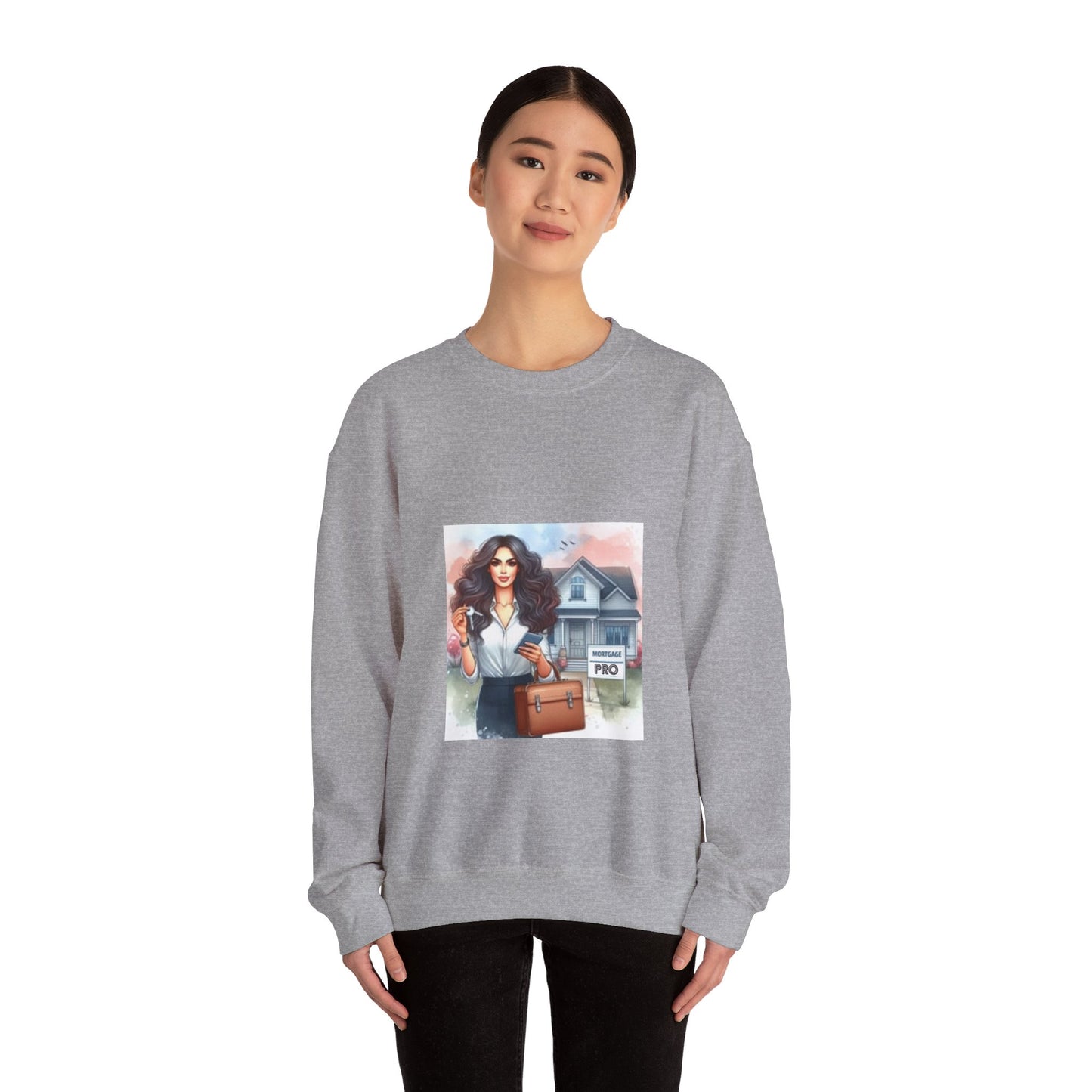 RealtorClosing Deals in Comfort: Realtor Crewneck Sweatshirt | Unisex Heavy Blend™ Crewneck Sweatshirt