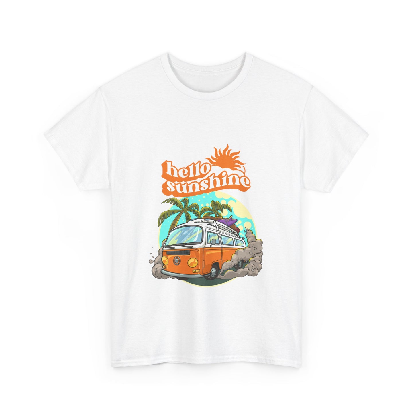 Beach Ready Unisex Heavy Cotton Tee Hello Sunshine