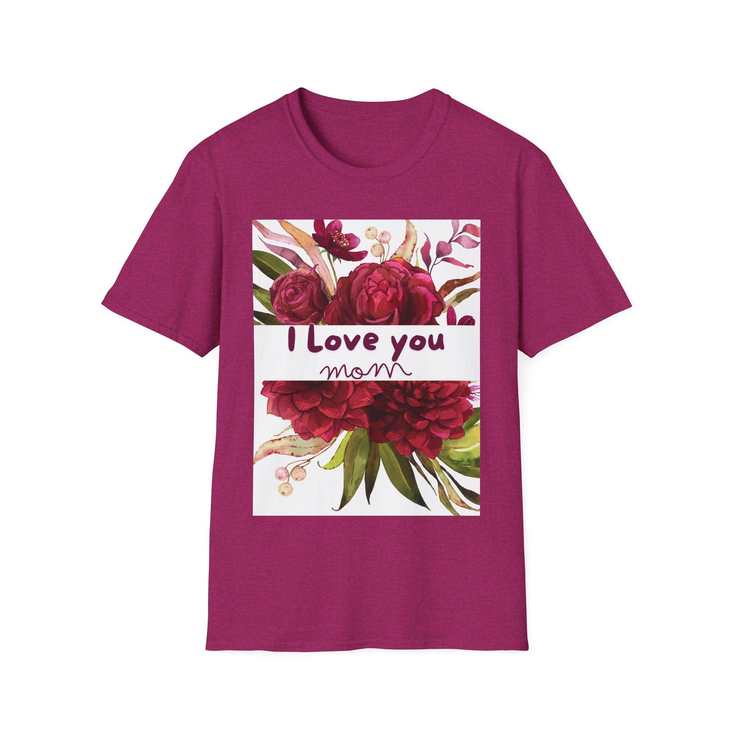 I Love You Mom" T-Shirt: Soft & Stylish Mother's Day Gift