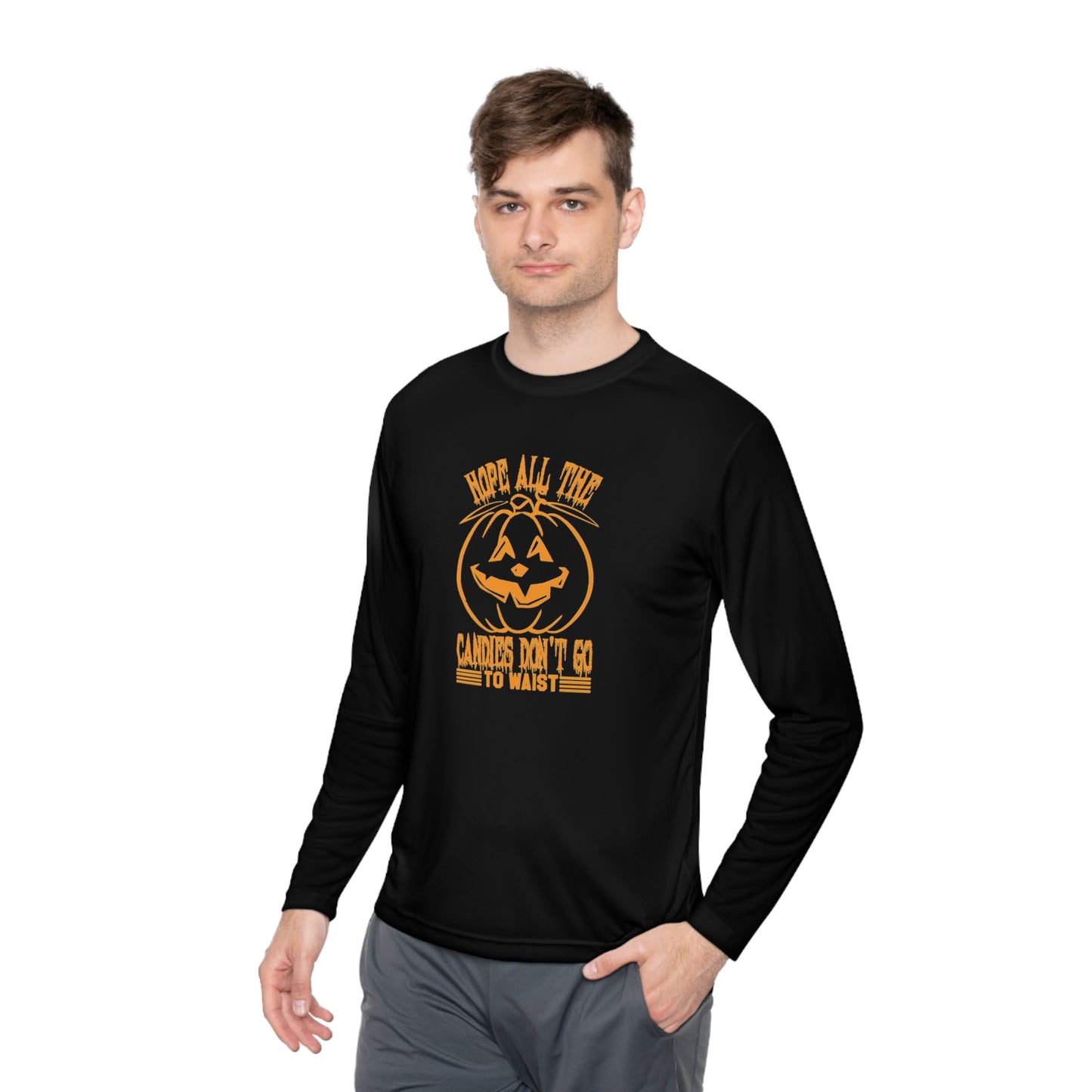 Halloween Spooktacular Sweets Unisex Lightweight Long Sleeve Tee