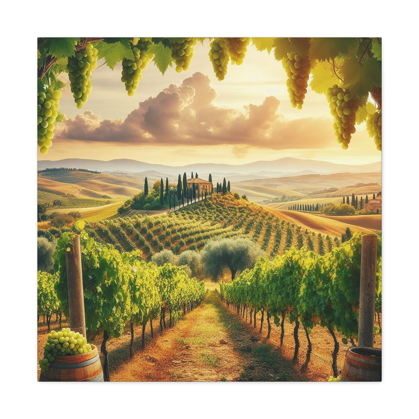 Tuscany Views Canvas: Capture the Beauty of Italy (Unique Wall Art)