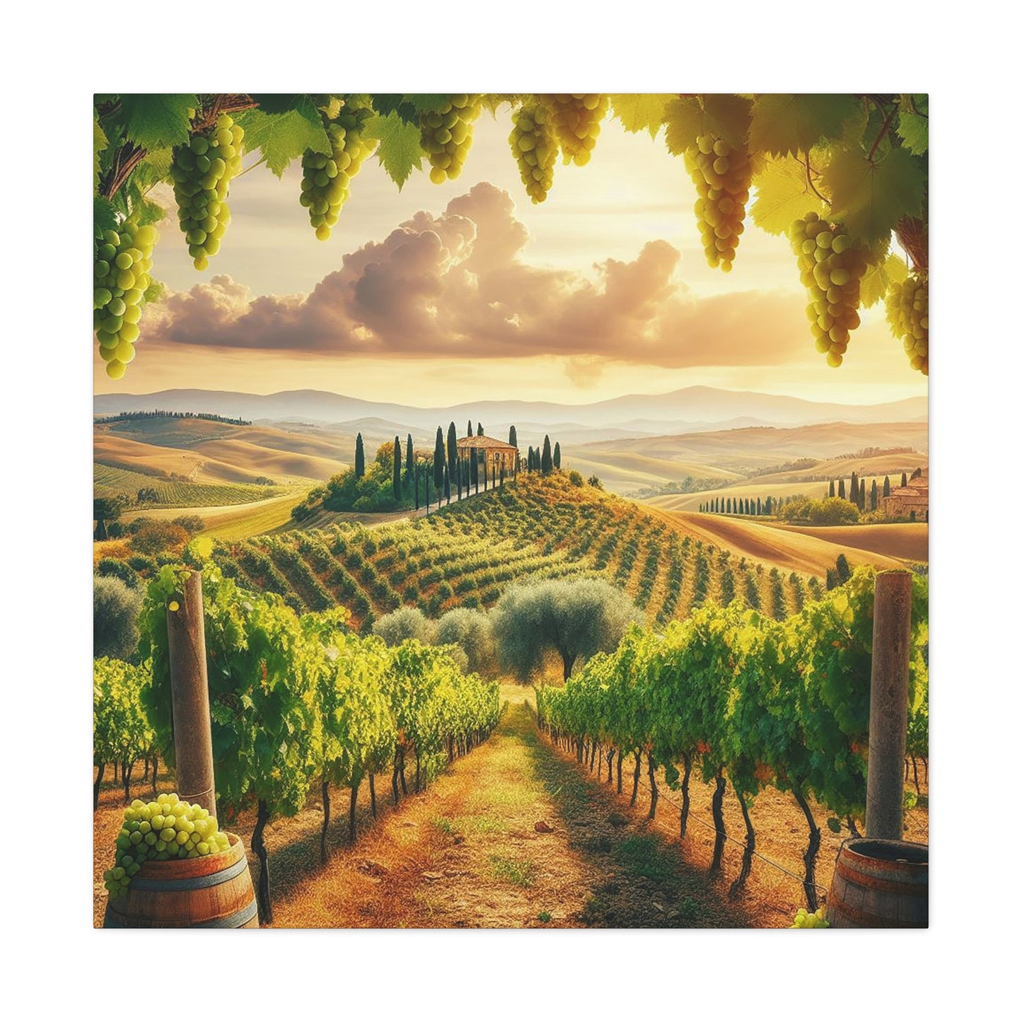 Tuscany Views Canvas: Capture the Beauty of Italy (Unique Wall Art)