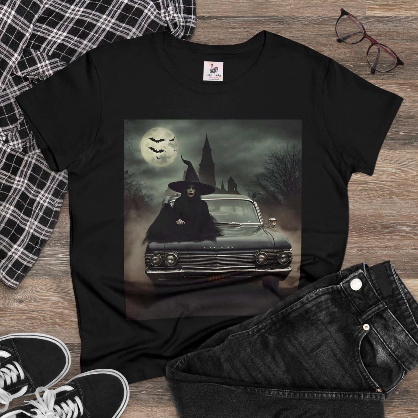 Halloween Women's Midweight Cotton Tee