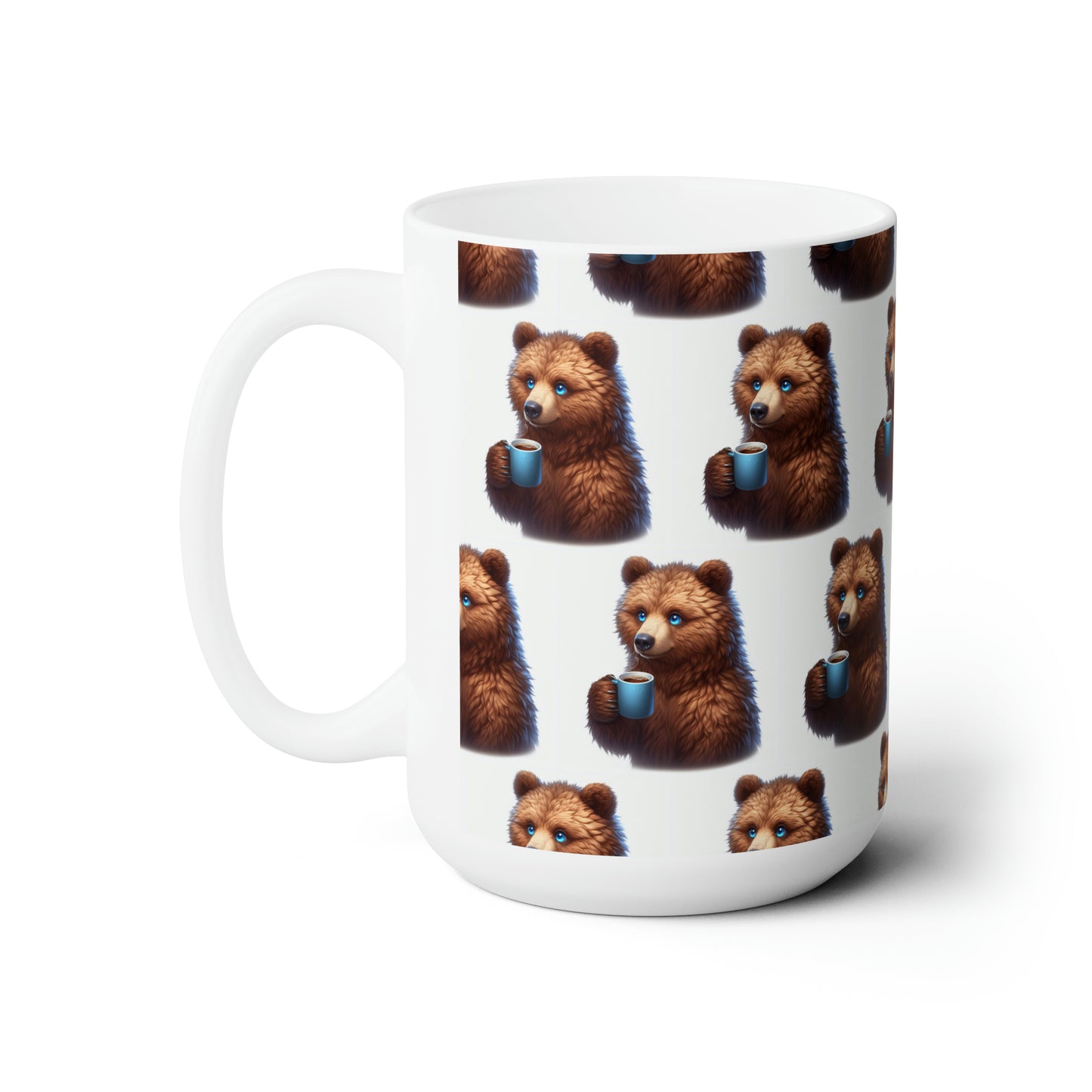 Ceramic Bear Coffee Mug 15oz