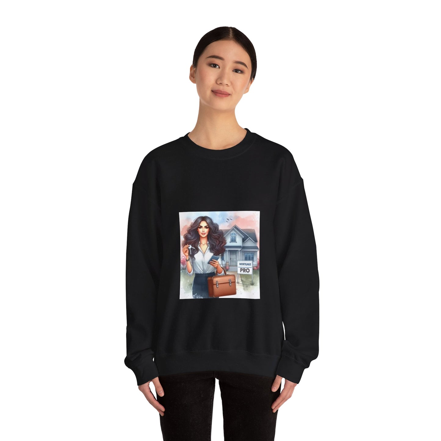 RealtorClosing Deals in Comfort: Realtor Crewneck Sweatshirt | Unisex Heavy Blend™ Crewneck Sweatshirt