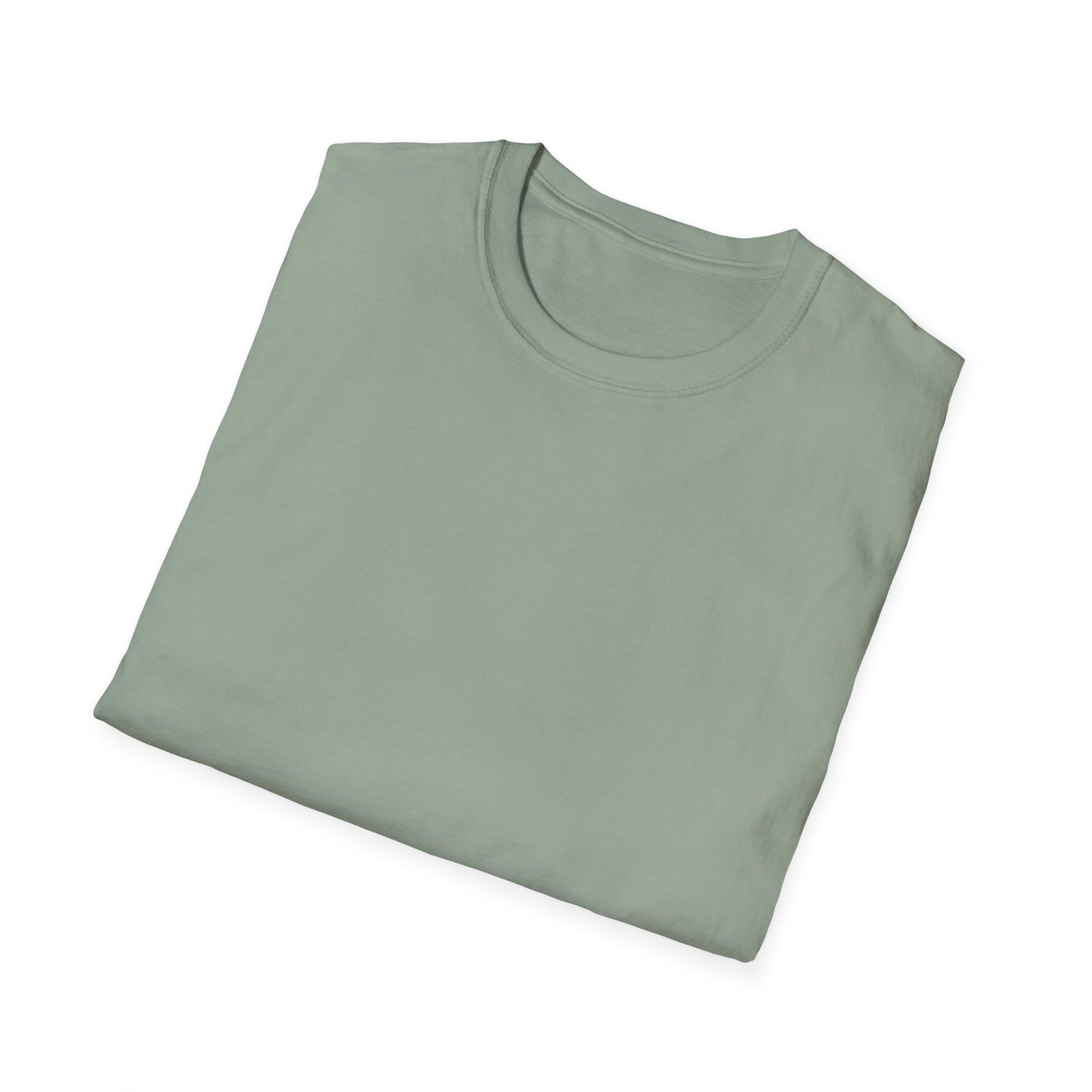 Unisex Softstyle T-Shirt - "I Match Energy" Inspirational Quote Tee Back Print