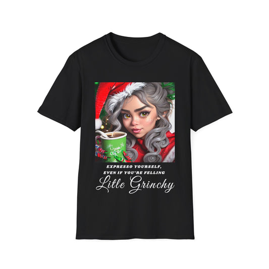 Espresso Yourself Grinchy Christmas Tee - Unisex Soft-Style