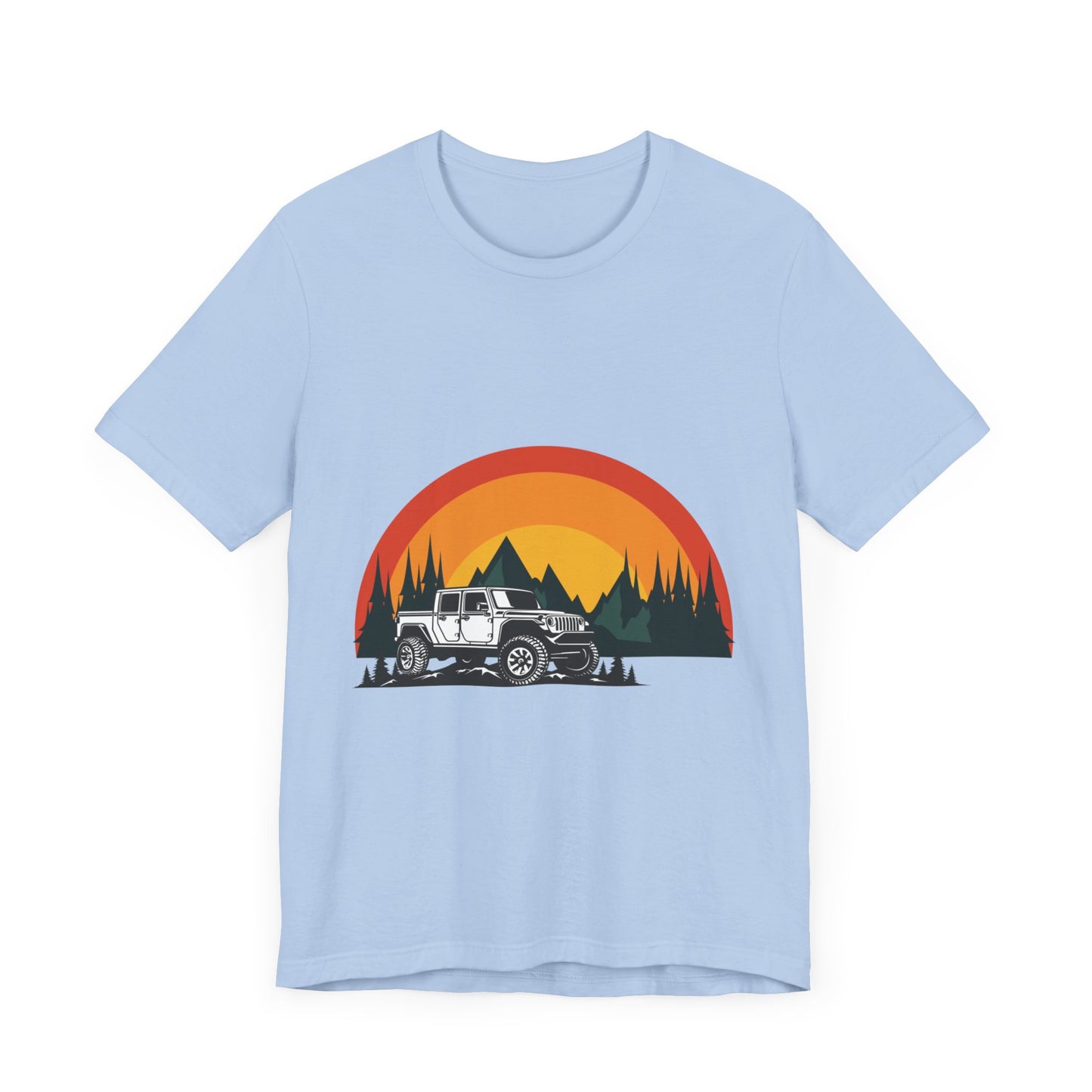 Unisex Jersey Short Sleeve Tee Outdoor Mountain T-Shirt