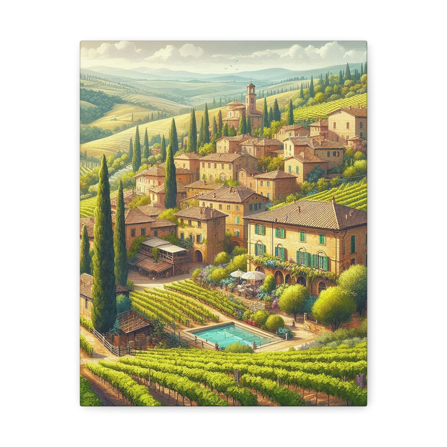 Tuscany Views Canvas: Capture the Beauty of Italy (Unique Wall Art)