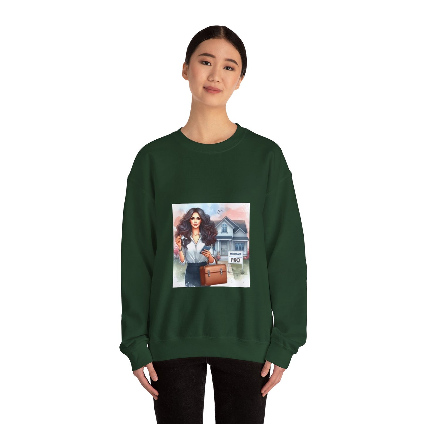 RealtorClosing Deals in Comfort: Realtor Crewneck Sweatshirt | Unisex Heavy Blend™ Crewneck Sweatshirt