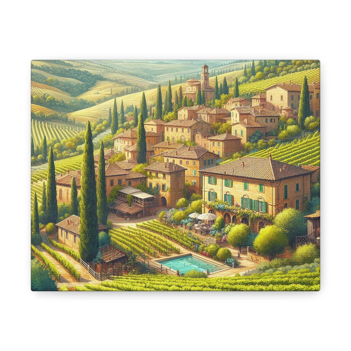 Tuscany Views Canvas: Capture the Beauty of Italy (Unique Wall Art)