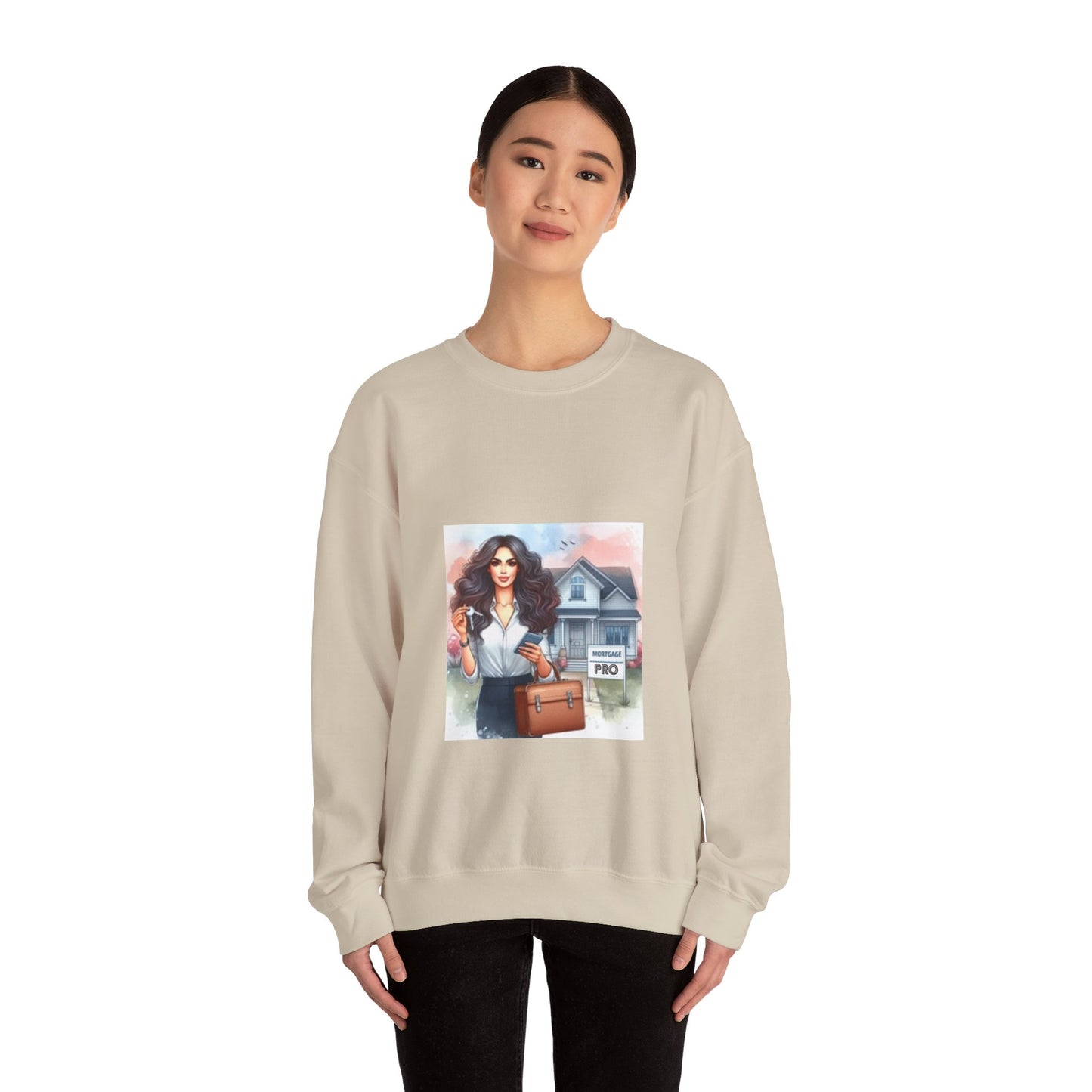 RealtorClosing Deals in Comfort: Realtor Crewneck Sweatshirt | Unisex Heavy Blend™ Crewneck Sweatshirt