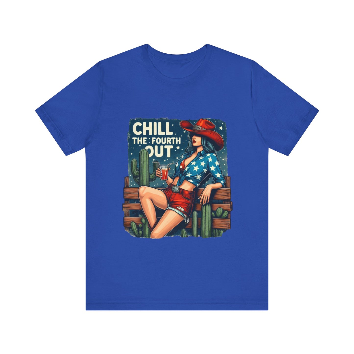 Chill The Fourth Out Unisex Jersey Short Sleeve Tee