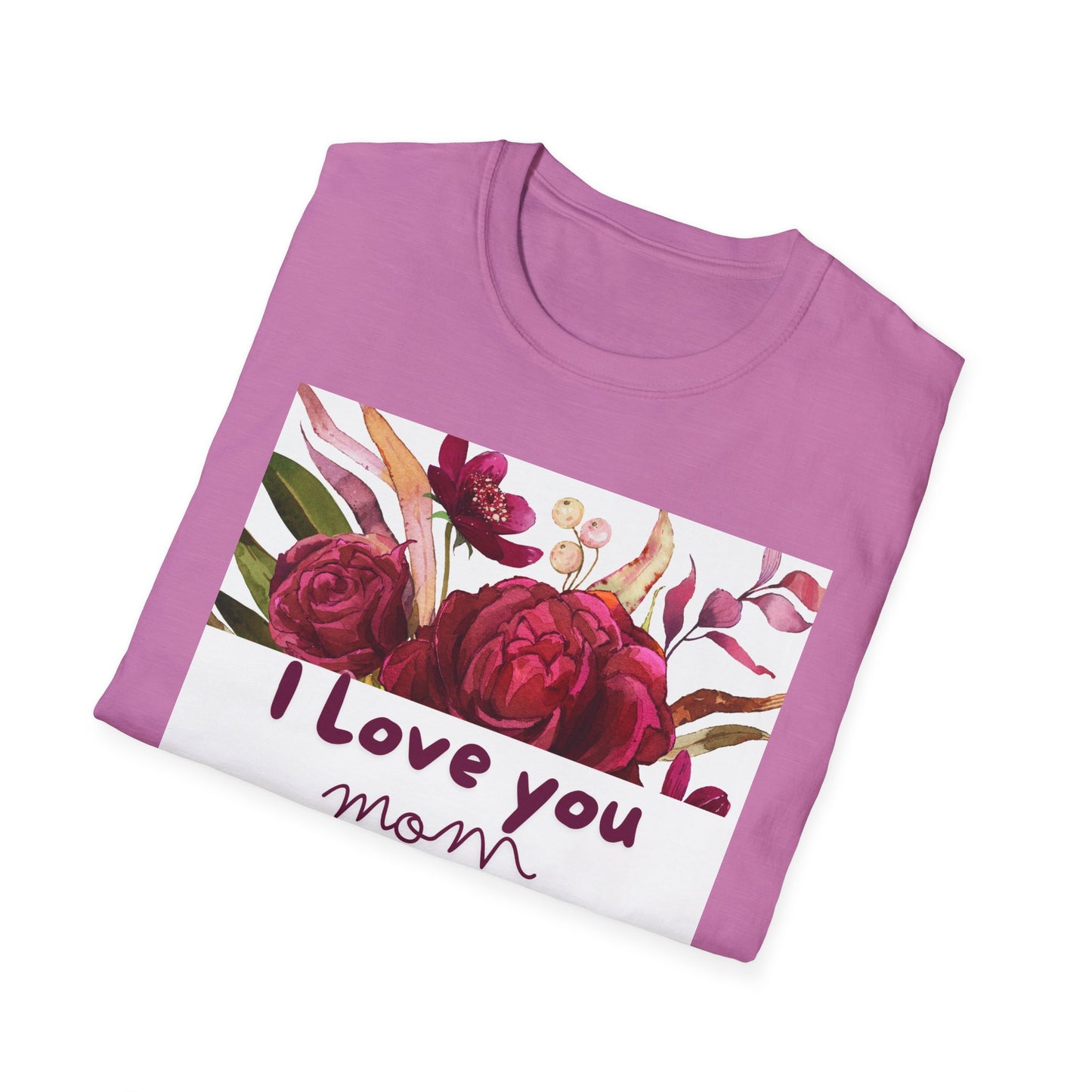 I Love You Mom" T-Shirt: Soft & Stylish Mother's Day Gift