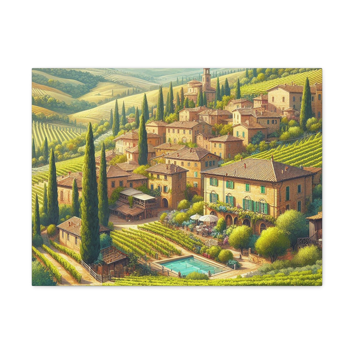 Tuscany Views Canvas: Capture the Beauty of Italy (Unique Wall Art)