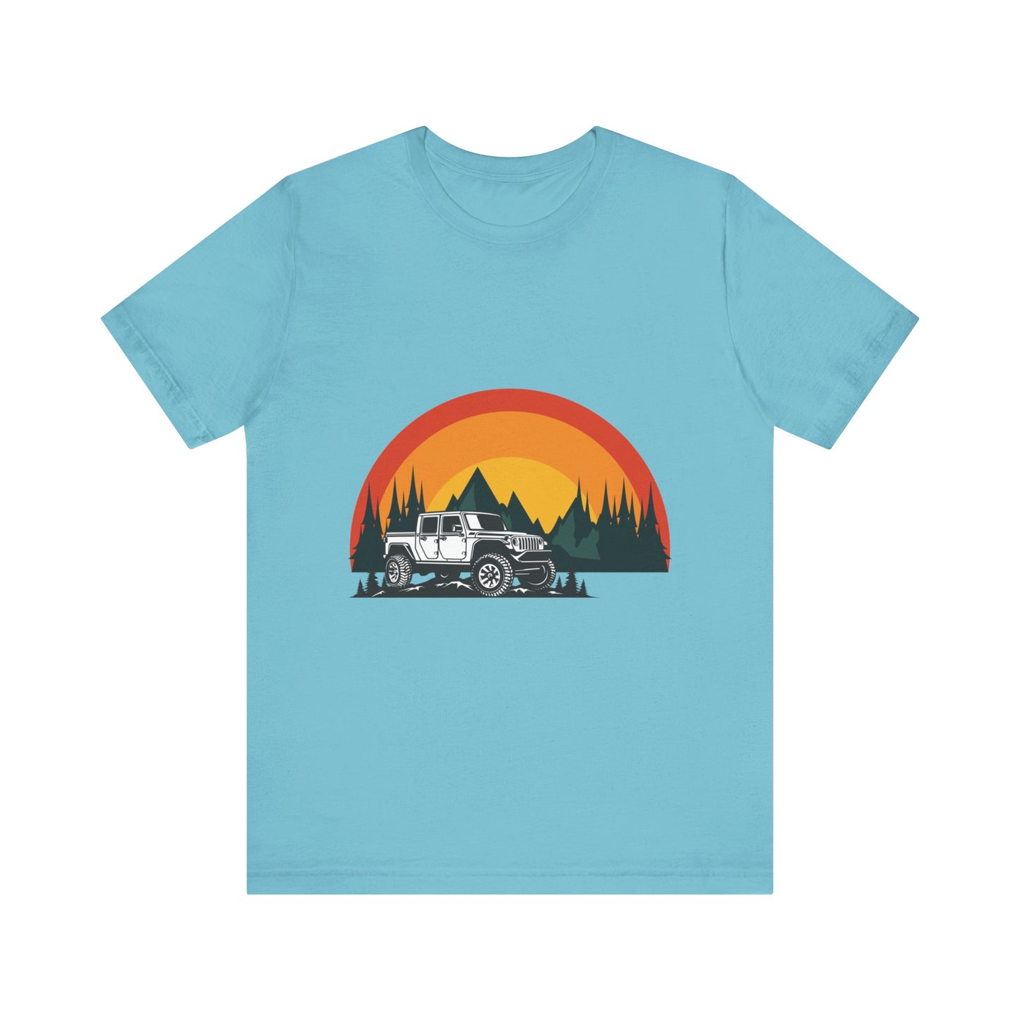 Unisex Jersey Short Sleeve Tee Outdoor Mountain T-Shirt