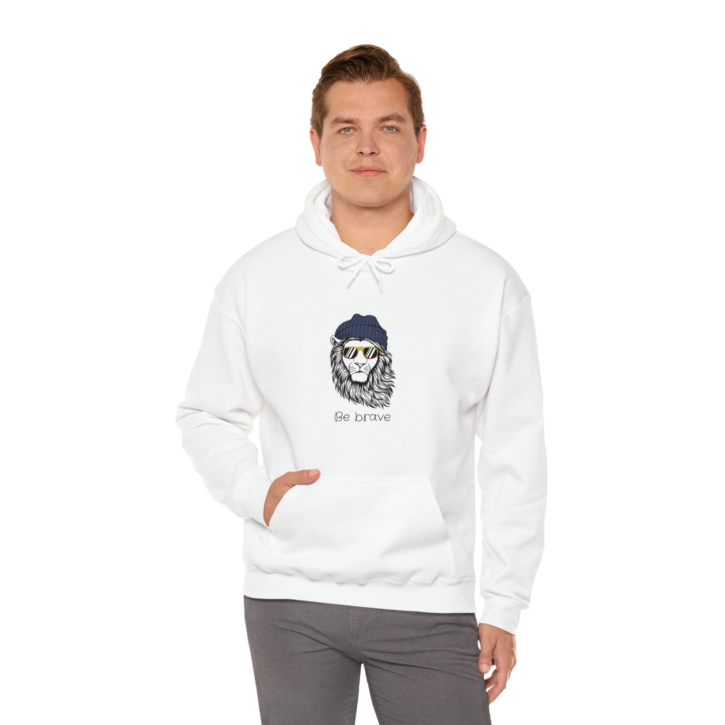 Be Brave Unisex Heavy Blend™ Hooded Sweatshirt