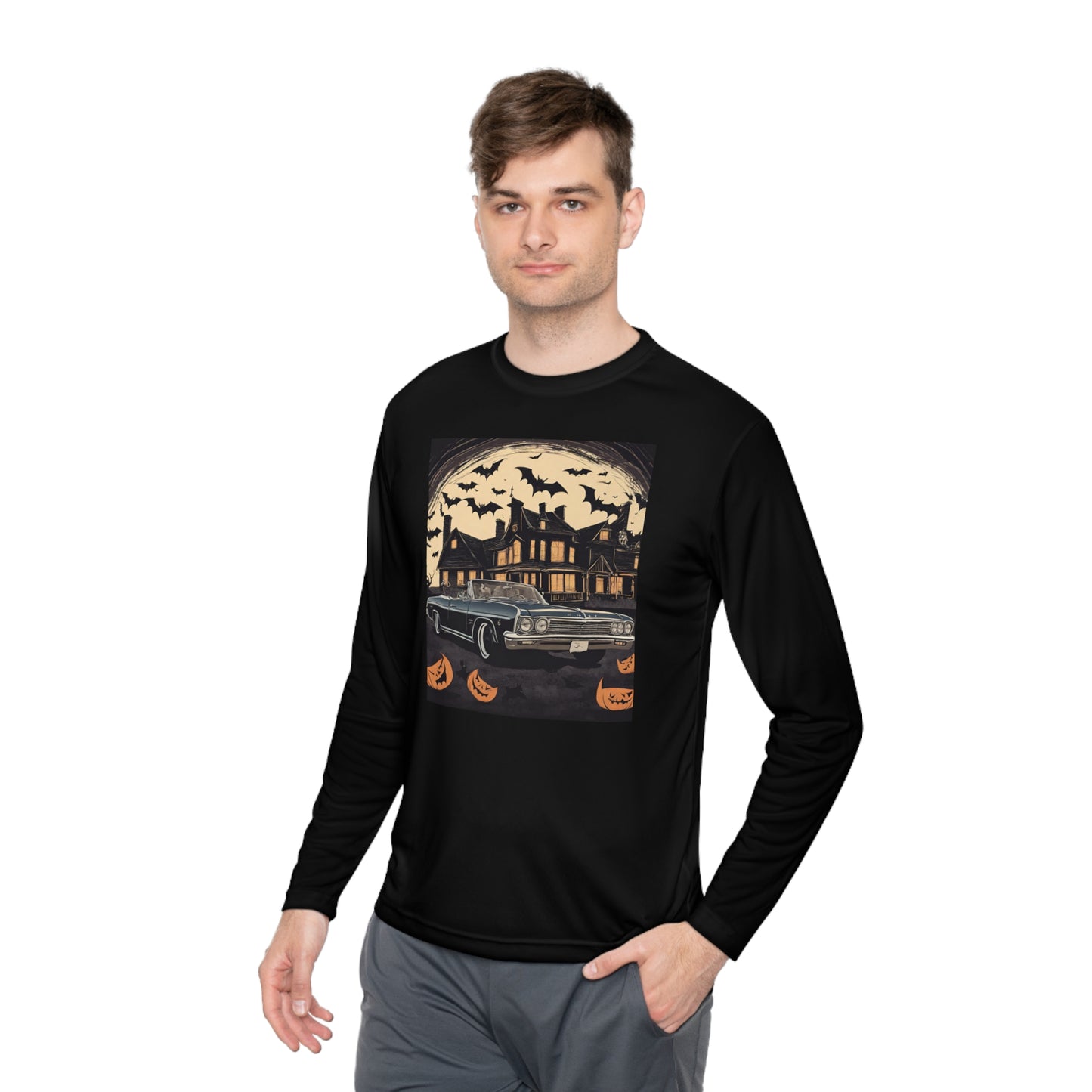 Halloween Long Sleeve Lightweight Long Sleeve Tee