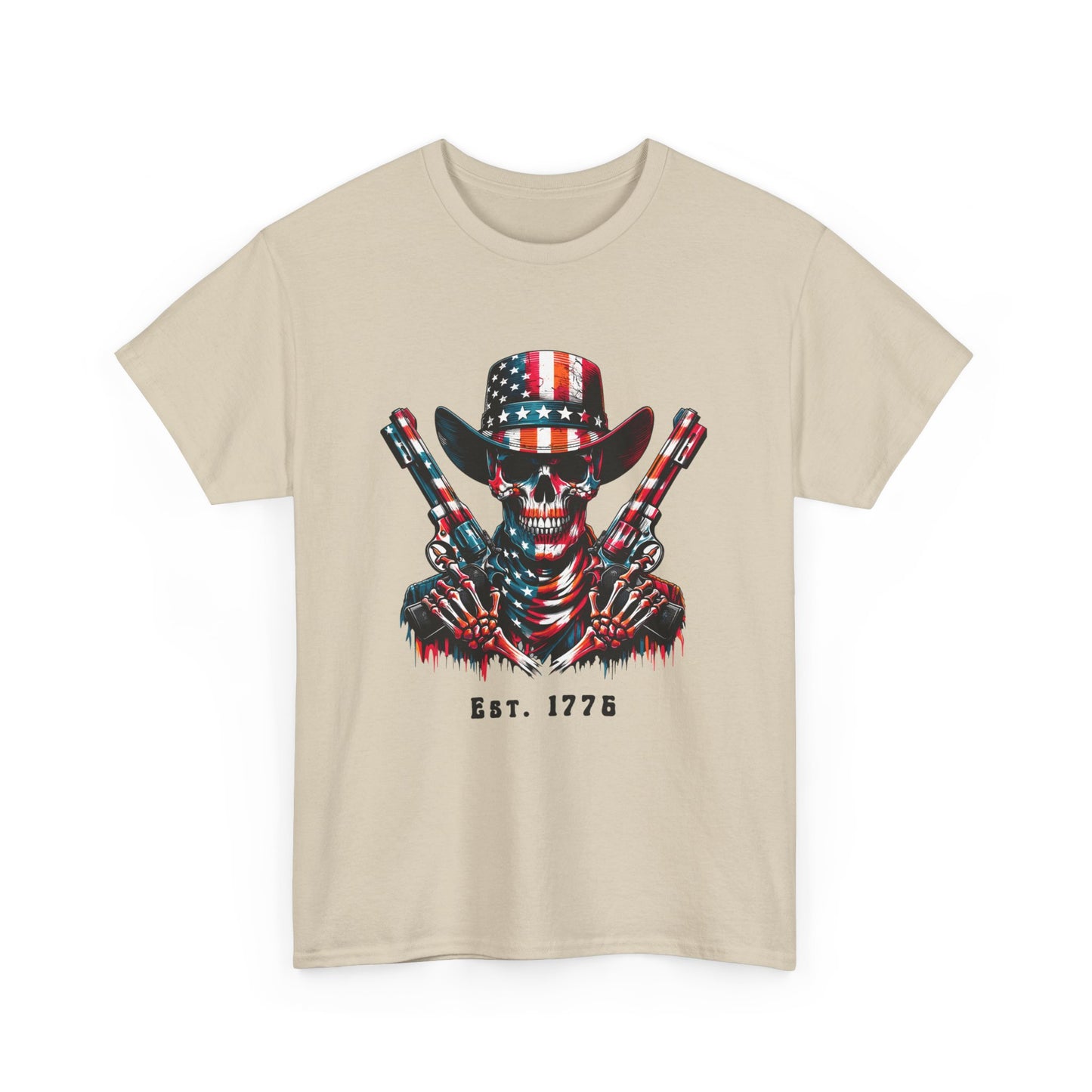 Patriotic Style for All: Unisex Heavy Cotton Tee (4th of July)