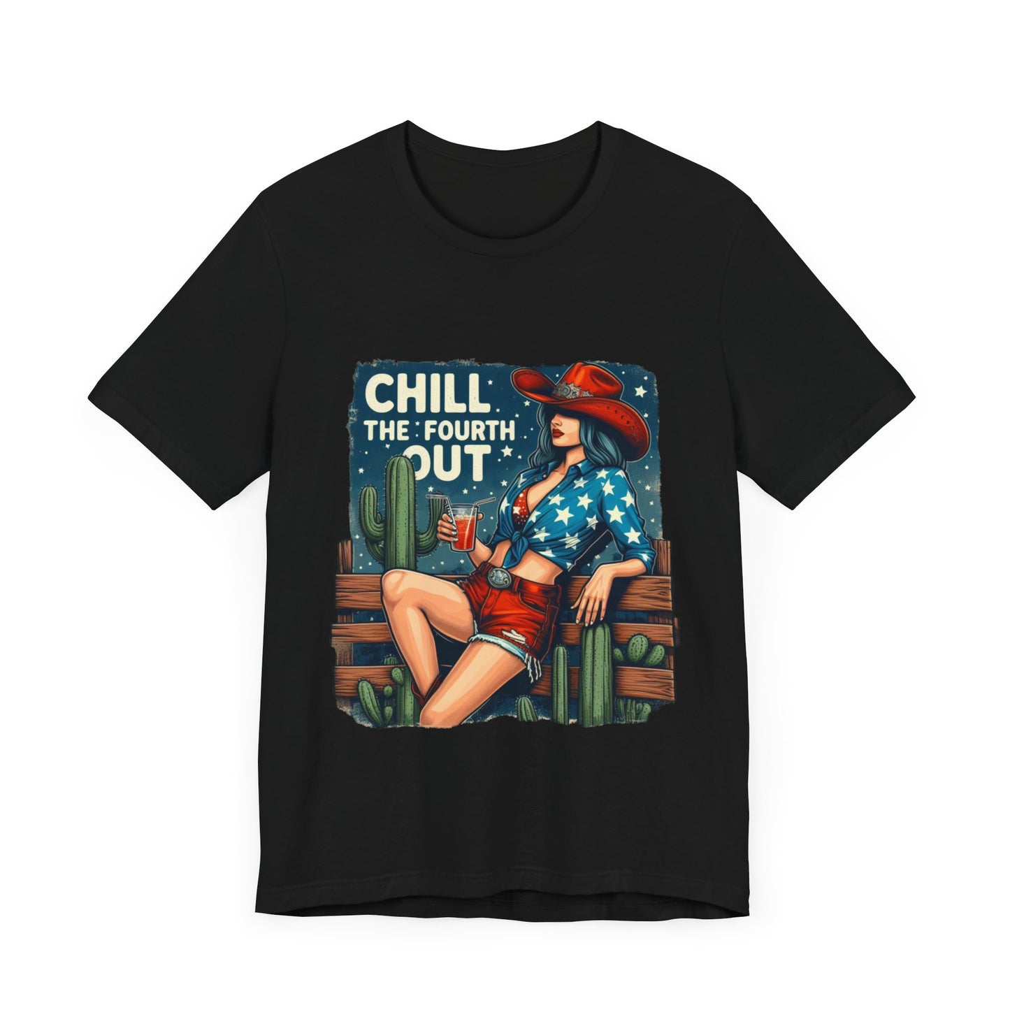 Chill The Fourth Out Unisex Jersey Short Sleeve Tee