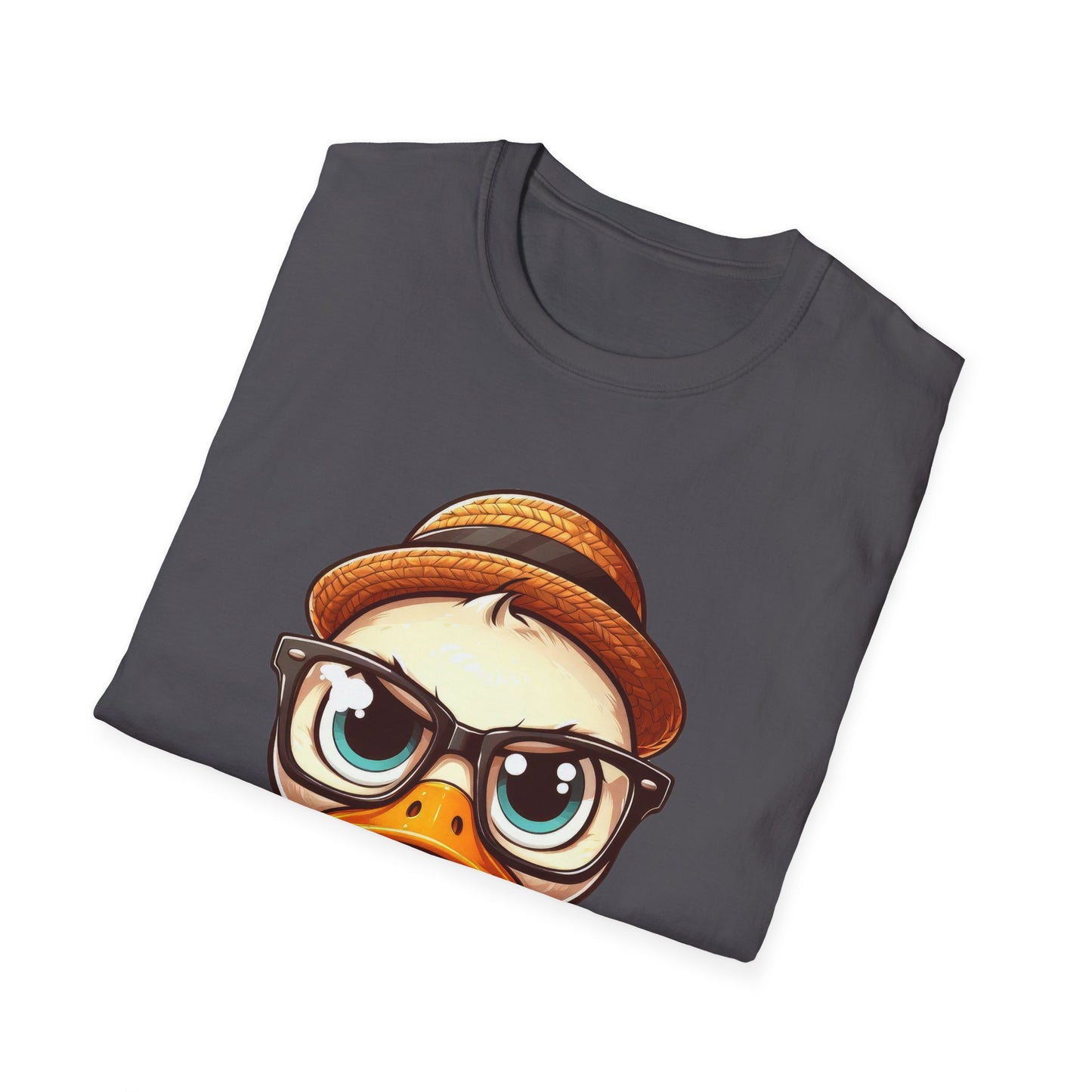 Quack Off, Worries! Eco-Conscious Tee (Doesn't Give a Duck)  Unisex Softstyle T-Shirt