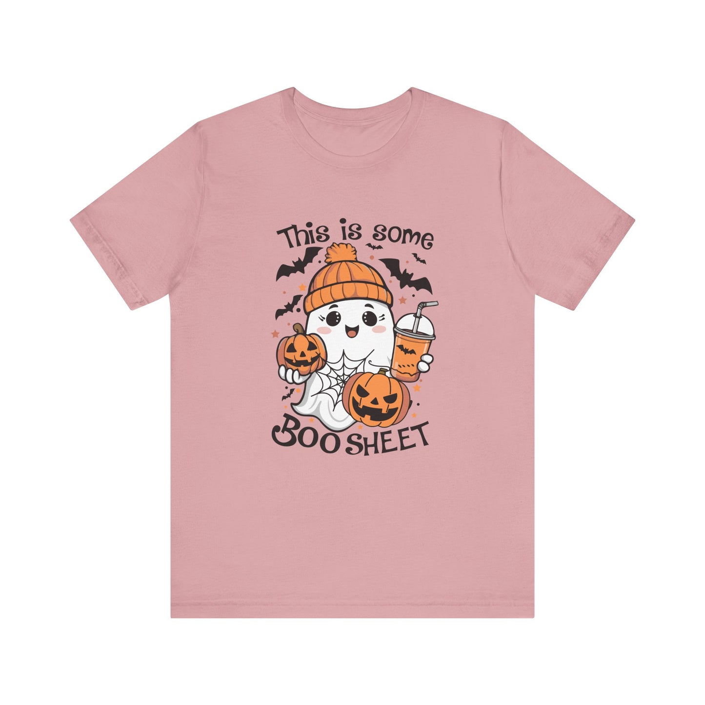 This is Some Boo Sheet Halloween Cotton Jersey Short Sleeve Tee