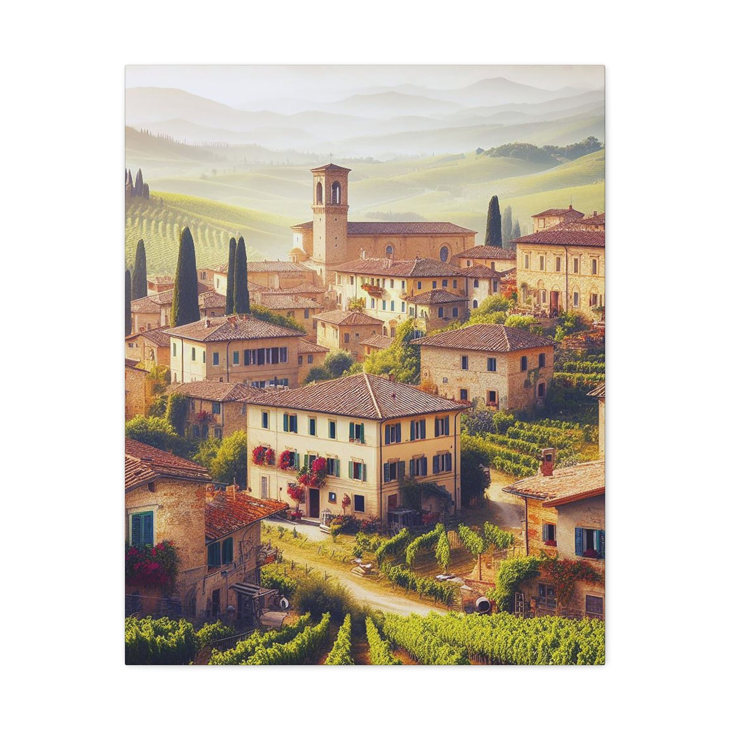 Tuscany Views Canvas: Capture the Beauty of Italy (Unique Wall Art)