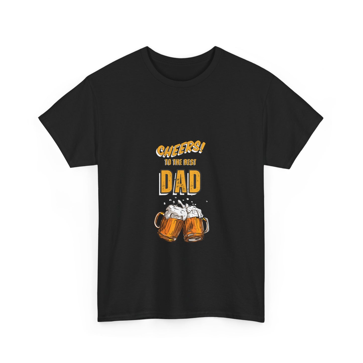 Cheers to the Best Dad Heavy Cotton Tee