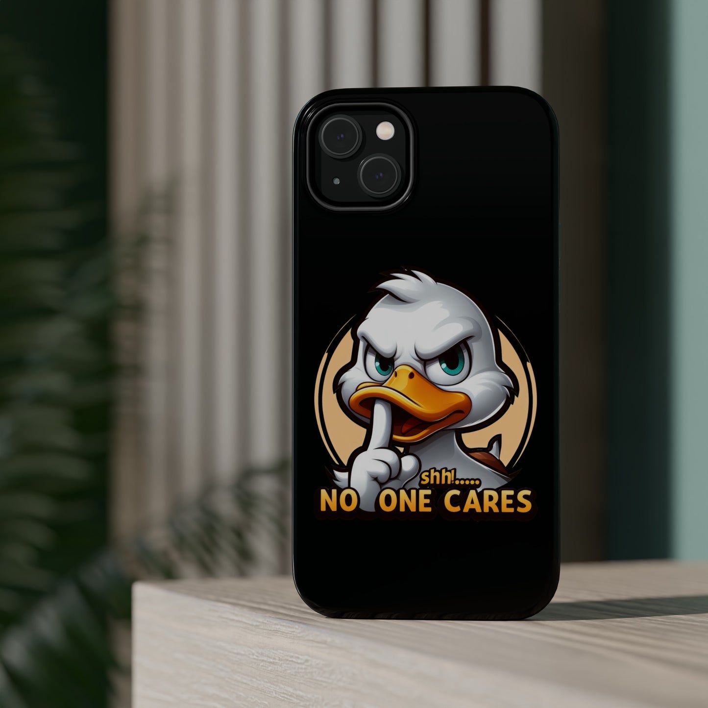 No One Cares  Funny Magnetic Tough Cases for Iphone 14- Iphone 15 Max Pro