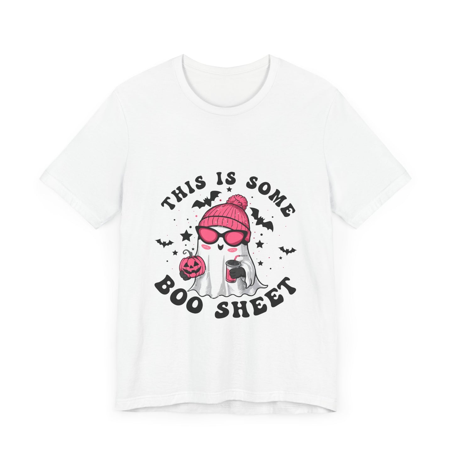 Halloween Jersey Short Sleeve Tee This is Some Boo Sheet