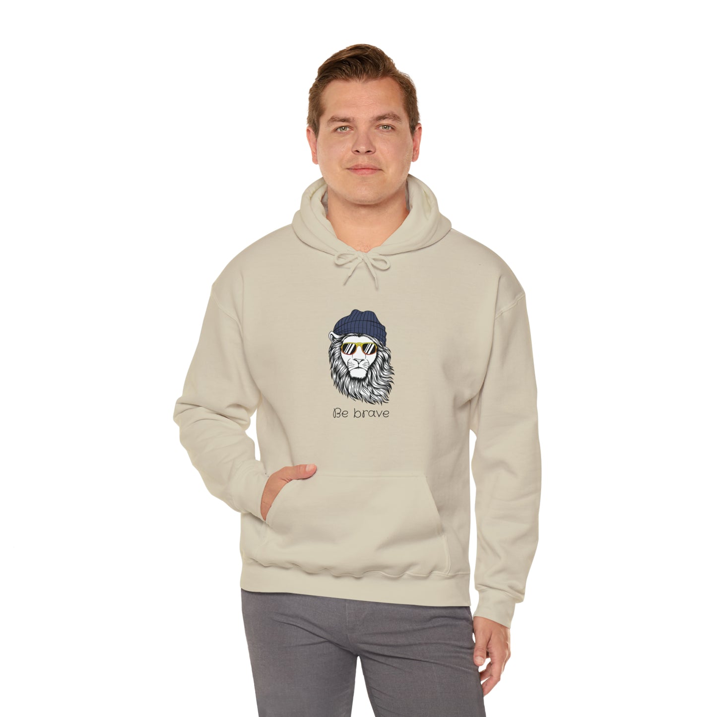 Be Brave Unisex Heavy Blend™ Hooded Sweatshirt