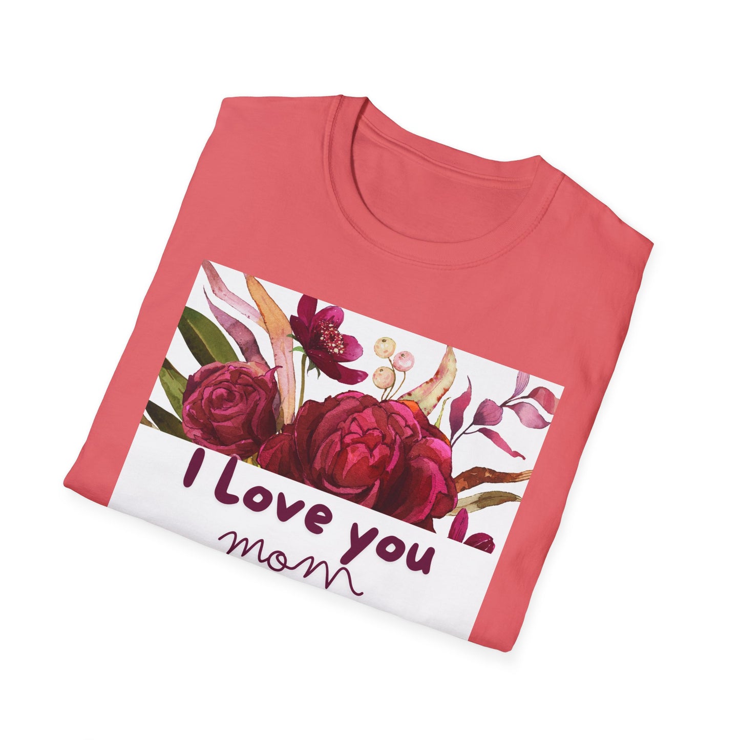 I Love You Mom" T-Shirt: Soft & Stylish Mother's Day Gift