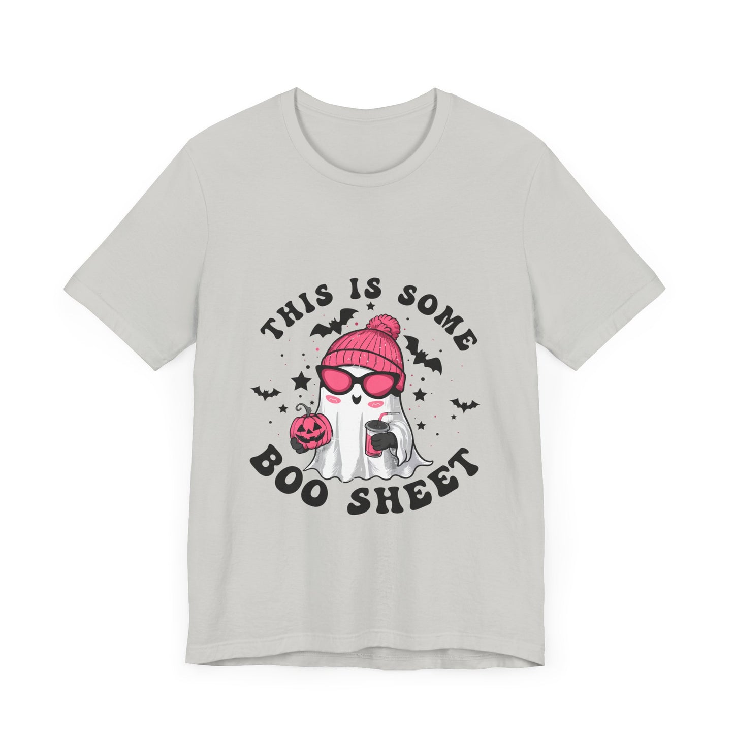 Halloween Jersey Short Sleeve Tee This is Some Boo Sheet