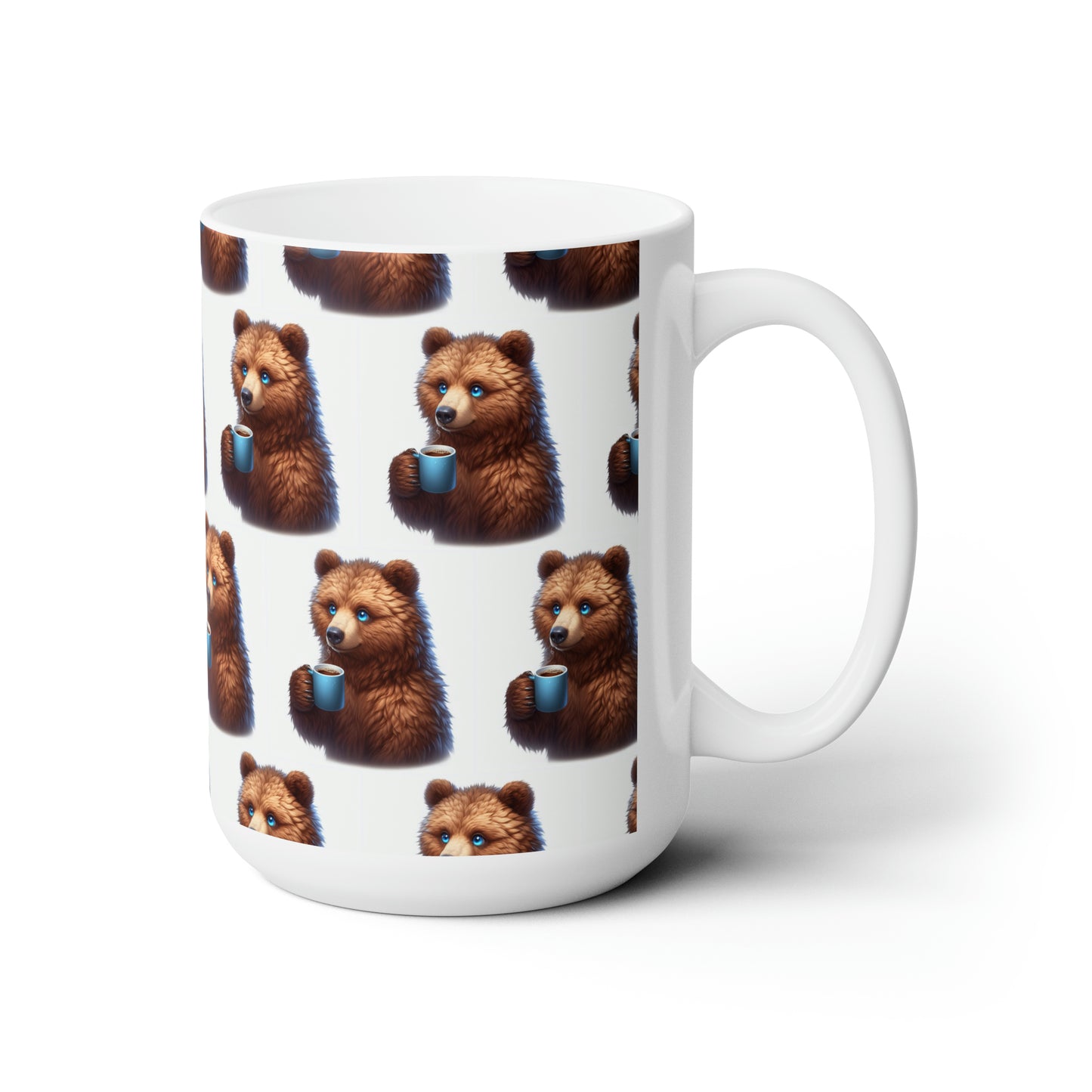 Ceramic Bear Coffee Mug 15oz