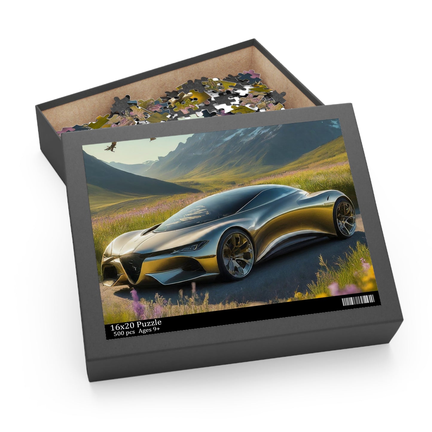 Car Lover Puzzle (120, 252, 500-Piece) Gift for Him