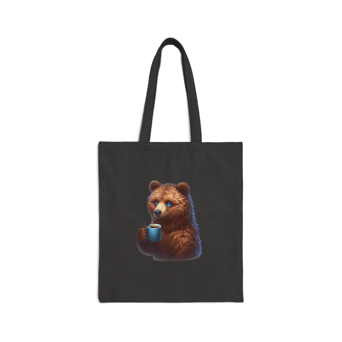 Bear Cotton Canvas Tote Bag