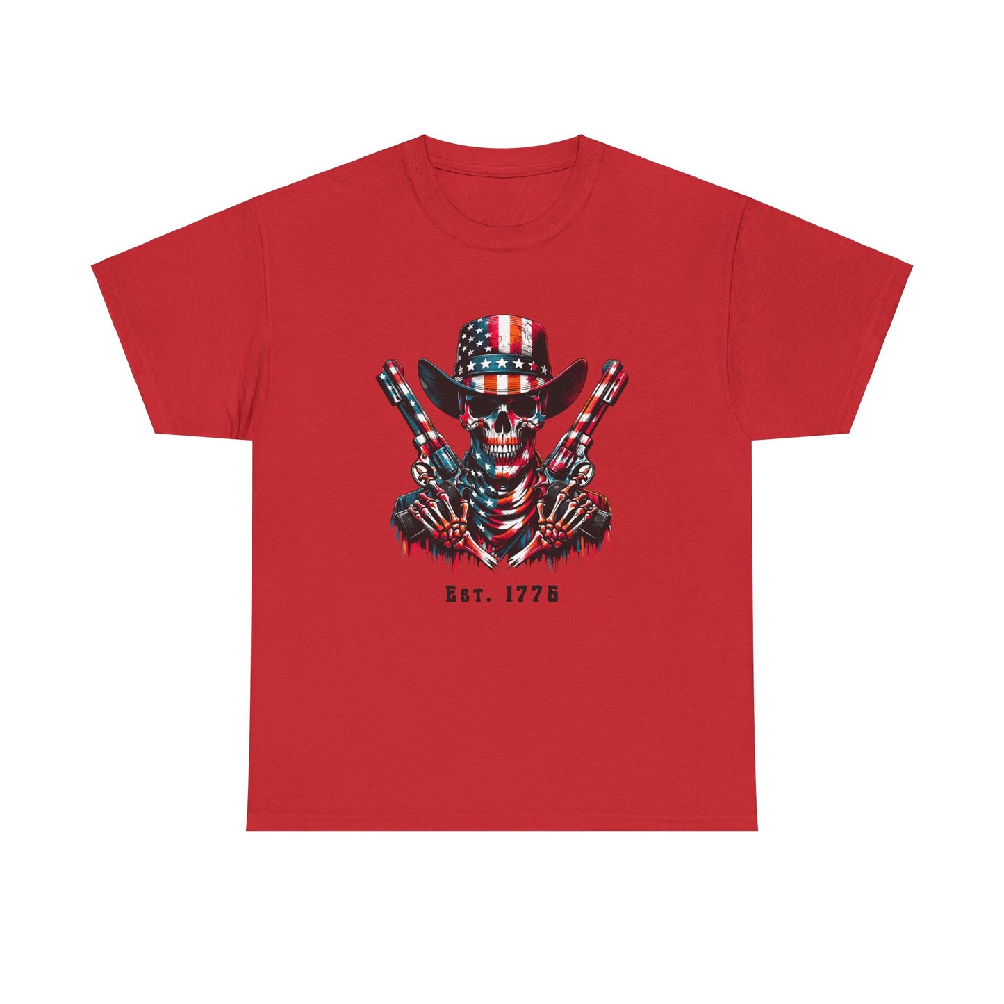 Patriotic Style for All: Unisex Heavy Cotton Tee (4th of July)