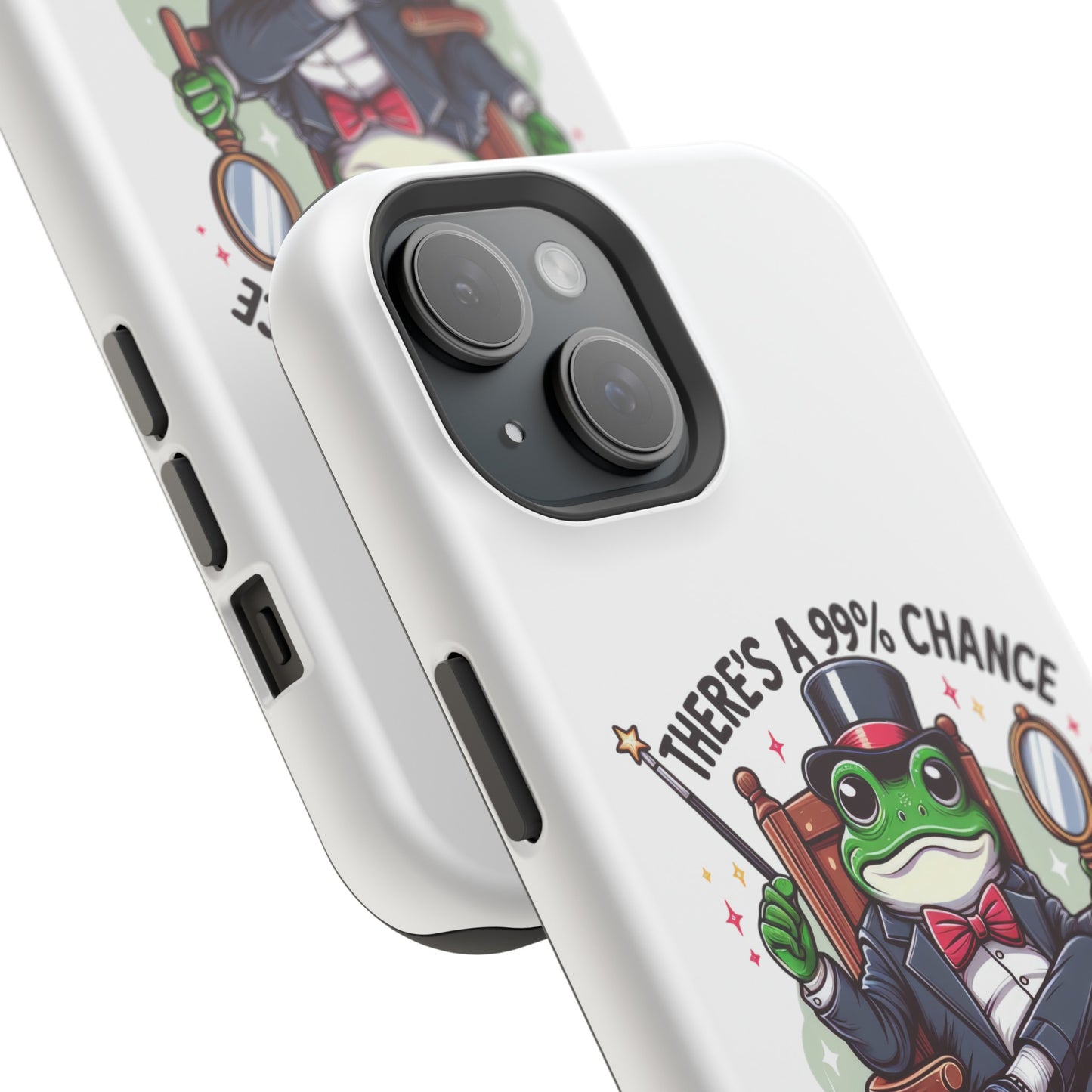 There is 99% Chance I don't Care Durable Magnetic Tough Cases for Iphone 14- Iphone 15 Pro Max