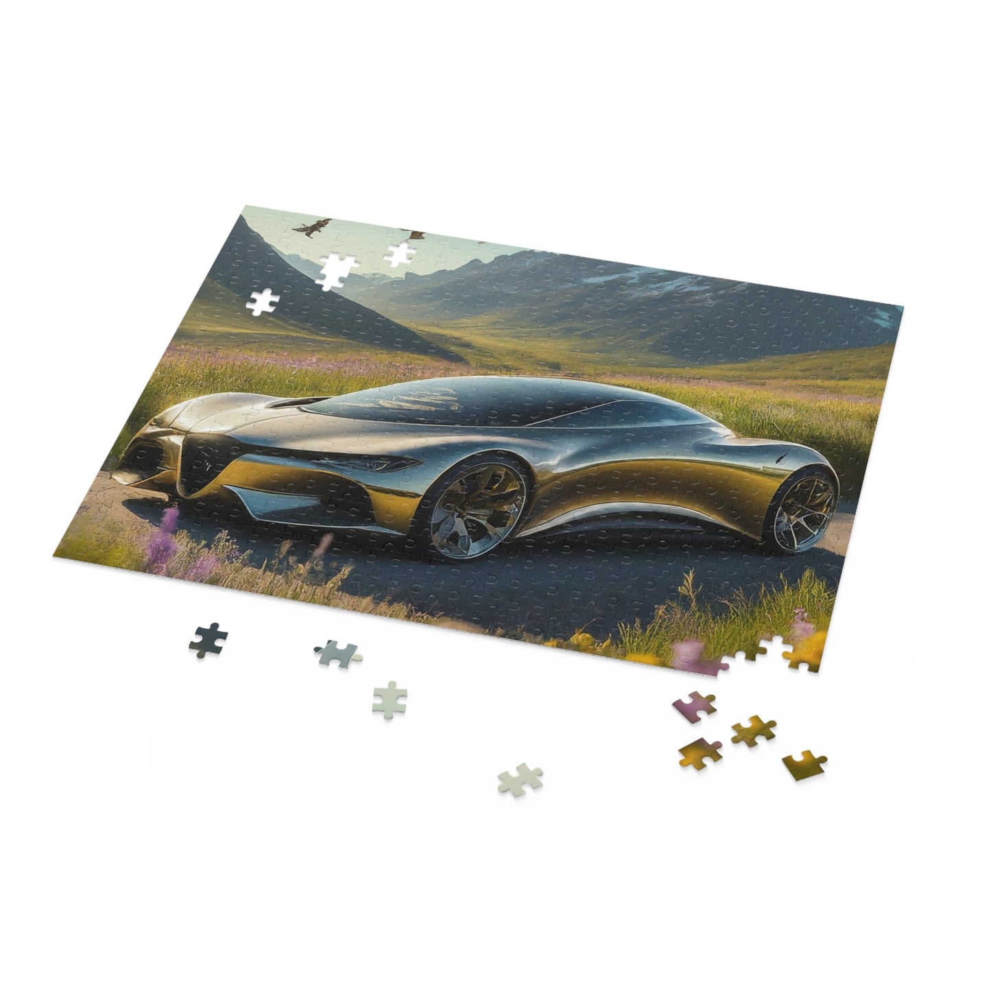 Car Lover Puzzle (120, 252, 500-Piece) Gift for Him