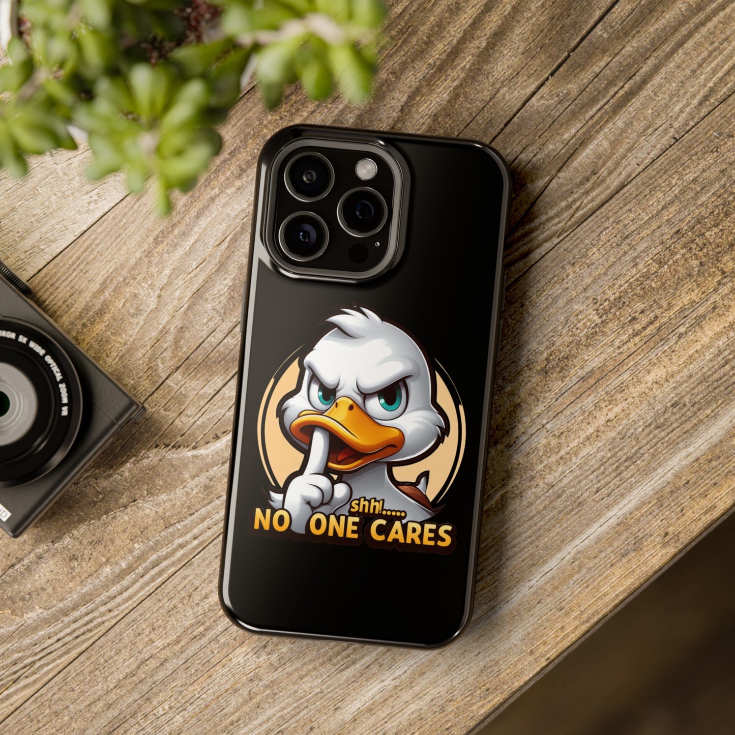 No One Cares  Funny Magnetic Tough Cases for Iphone 14- Iphone 15 Max Pro