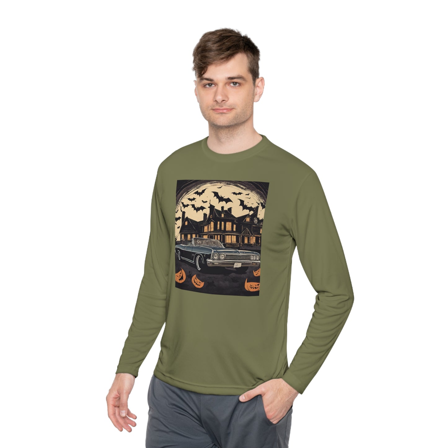 Halloween Long Sleeve Lightweight Long Sleeve Tee