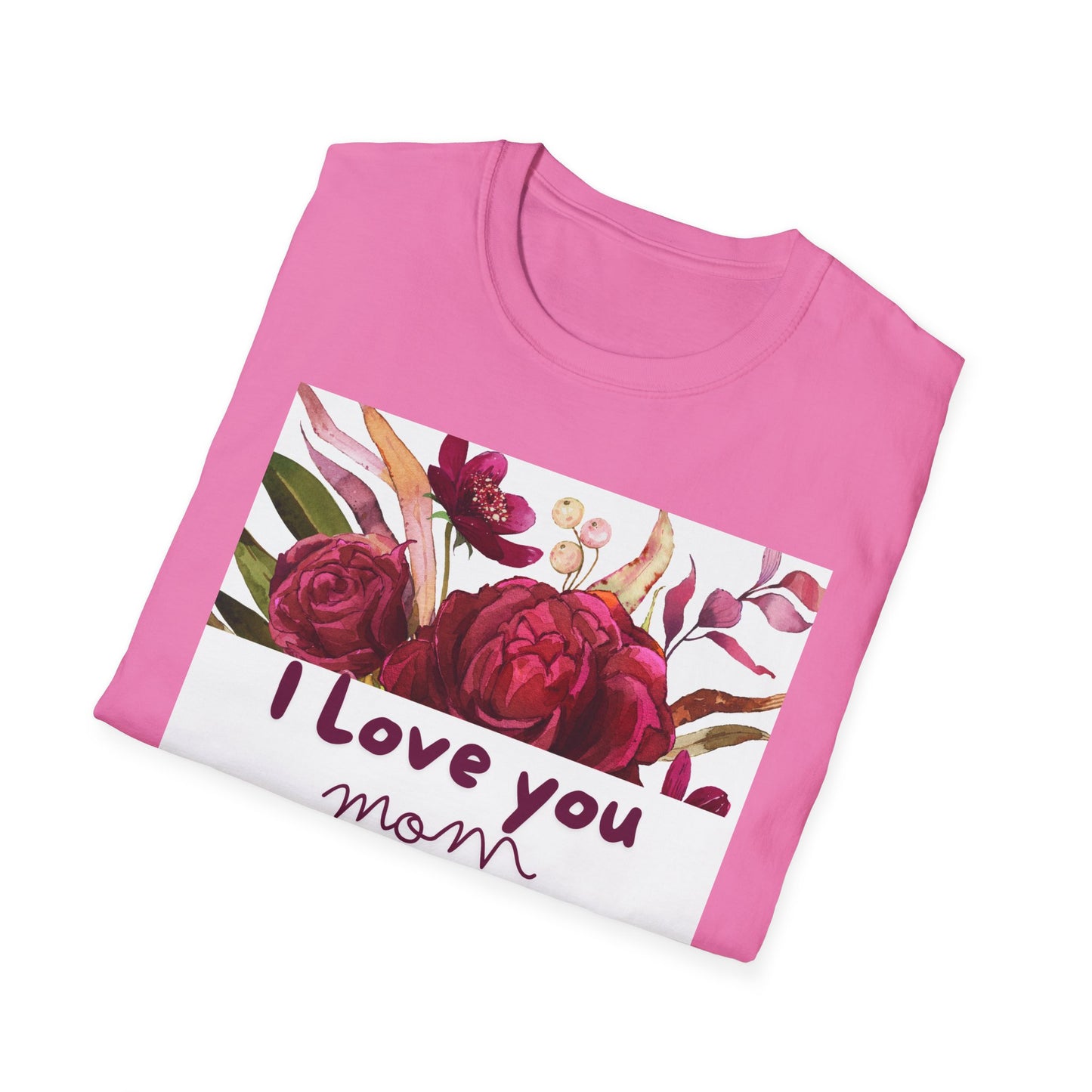 I Love You Mom" T-Shirt: Soft & Stylish Mother's Day Gift