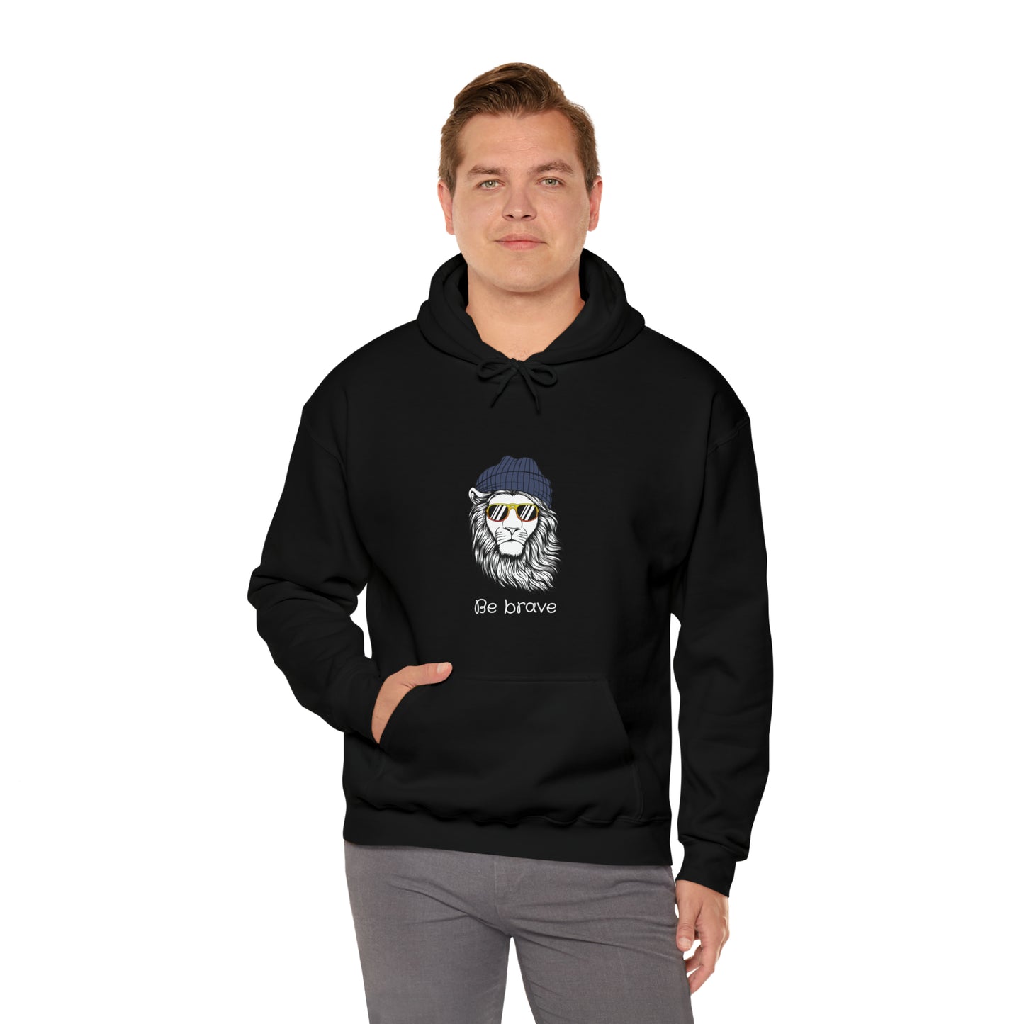 Be Brave Unisex Heavy Blend™ Hooded Sweatshirt